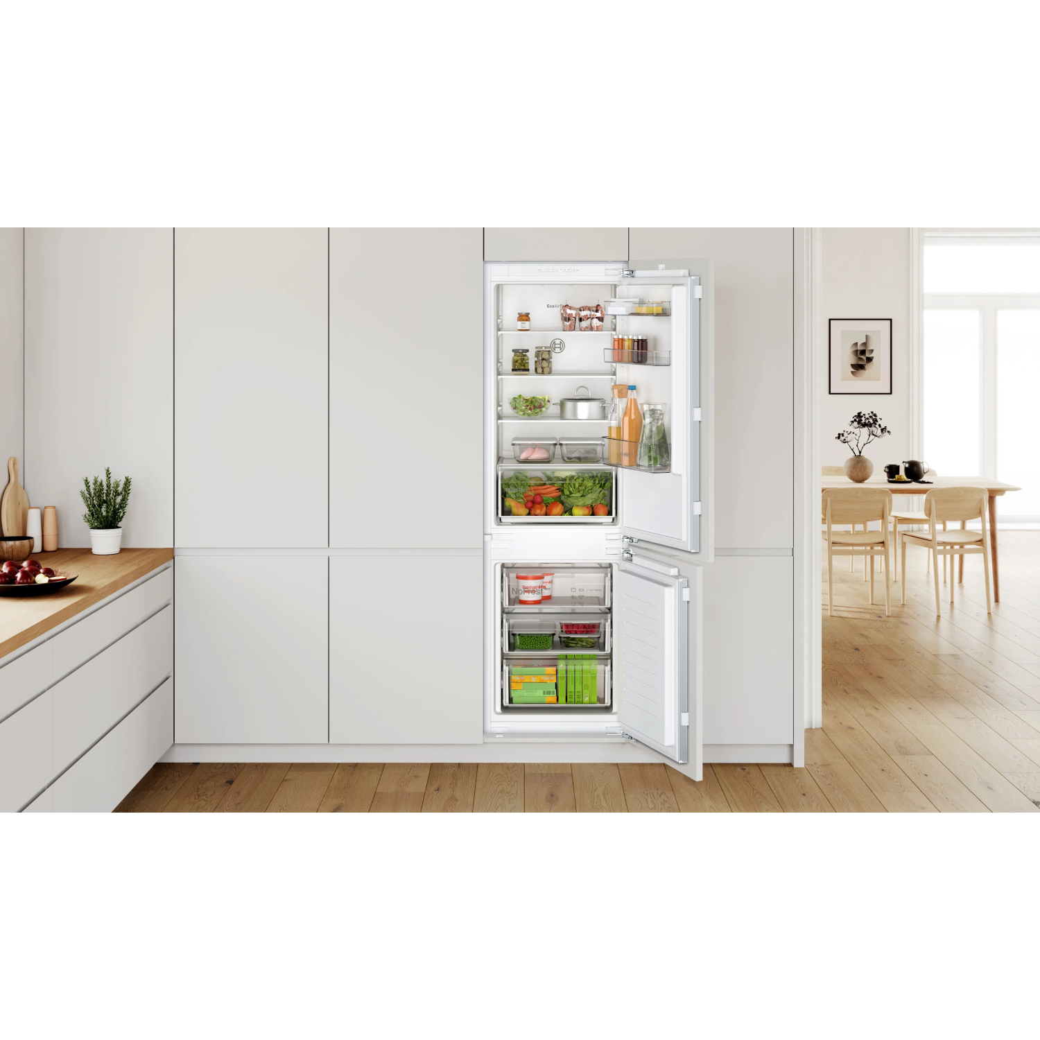 Bosch Integrated Frost Free Fridge Freezer full image