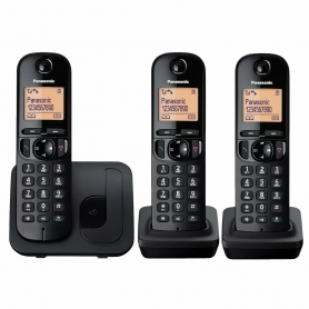 Panasonic Triple Cordless Phone (black)