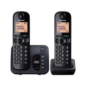 Panasonic Twin Cordless Phone With Answer Machine (black)