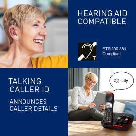 Panasonic Big Button Phone With Answerphone - Black - 3