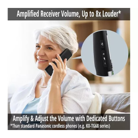 Panasonic Big Button Triple Phones With Answerphone - 5