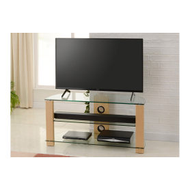 TTAP Vision 1050mm Wide Up To 55" TV Stand - Oak - 1