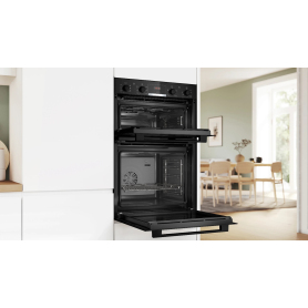 Bosch 60cm Built In Double Oven - Black - 1