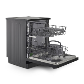 Montpellier 13 Place Freestanding Dishwasher - Black - 1