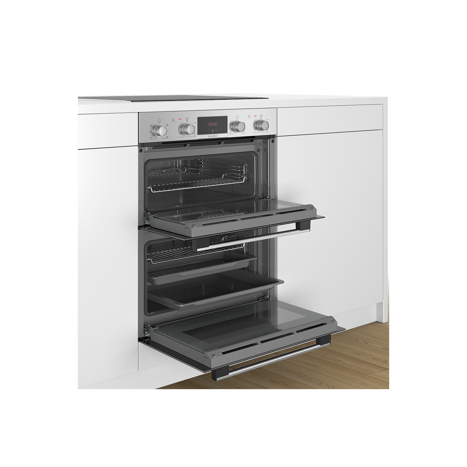 Bosch Built Under Double Oven (stainless steel - A/B energy rating) - 1