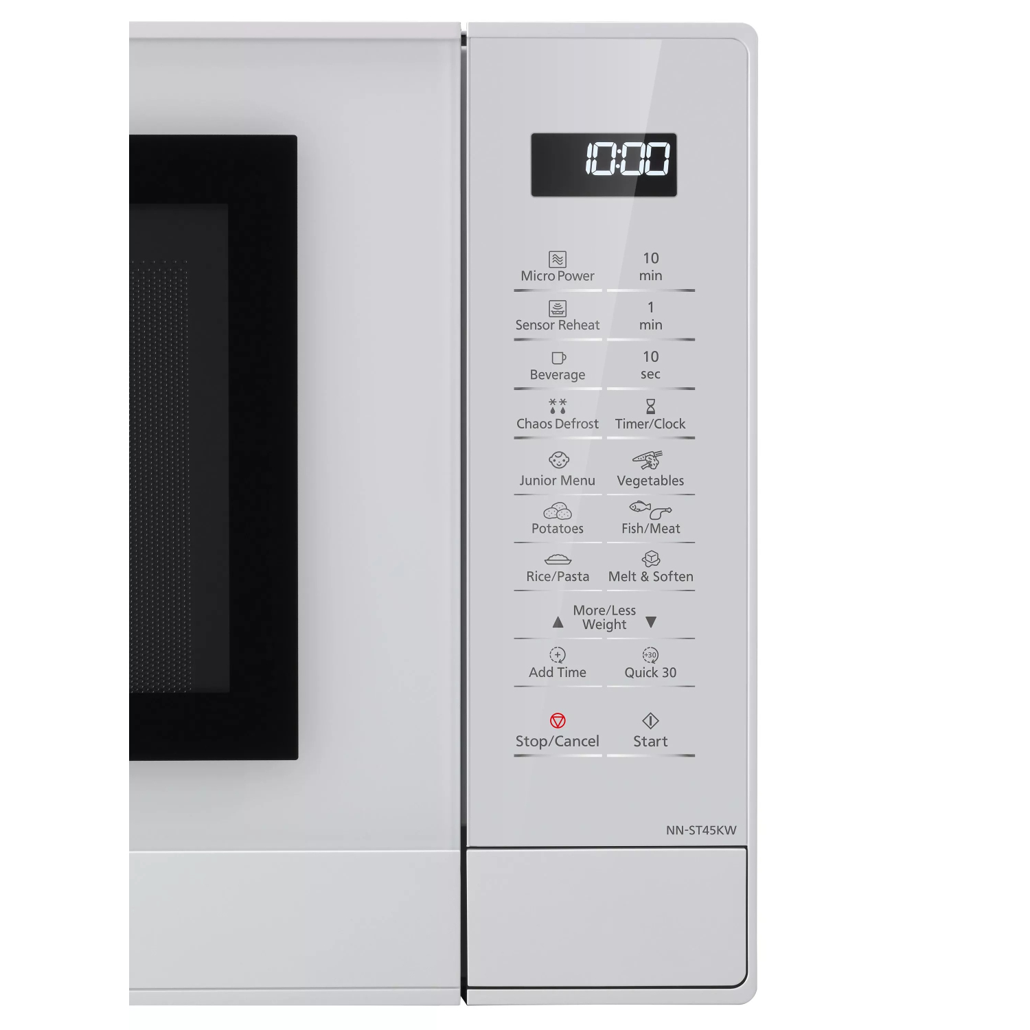Panasonic 1000W 32Ltr Microwave Solo - White full image