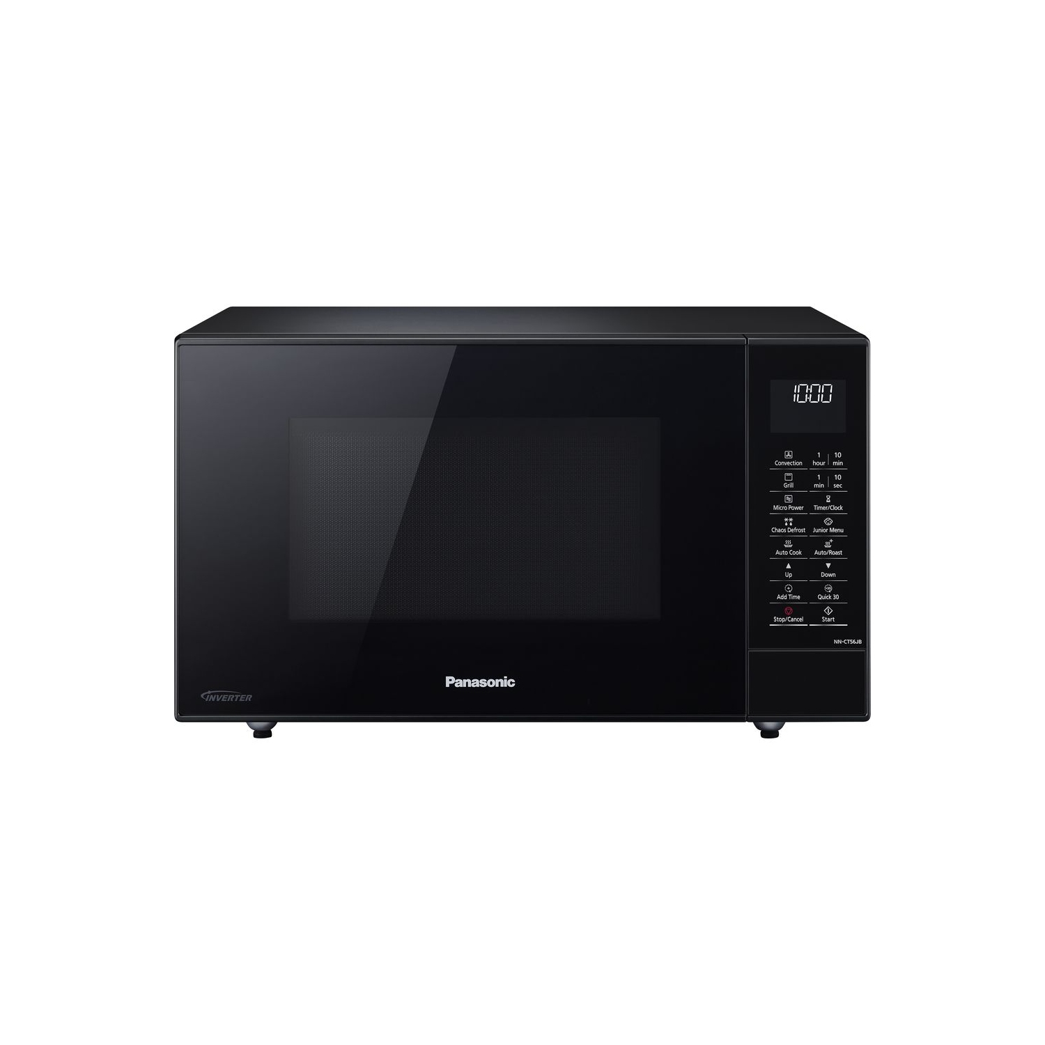 Panasonic 27 Ltr Slim Line Combi Microwave Oven (black) - 0