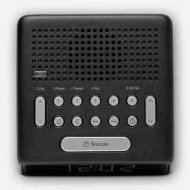 Roberts Radio Clock Radio FM - Black - 1