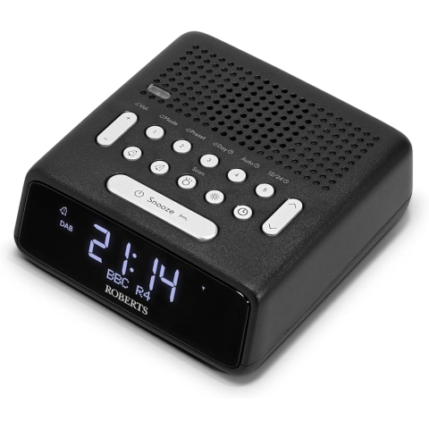 Roberts Radio Ortus DAB Alarm Clock Radio - Black