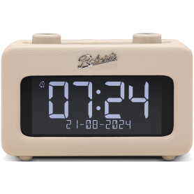 Roberts Radio Clock Radio - DAB / FM / Bluetooth - Cream