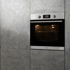 Hotpoint Built In Single Oven With Pyrolytic Cleaning (stainless steel - A energy rating) - 2