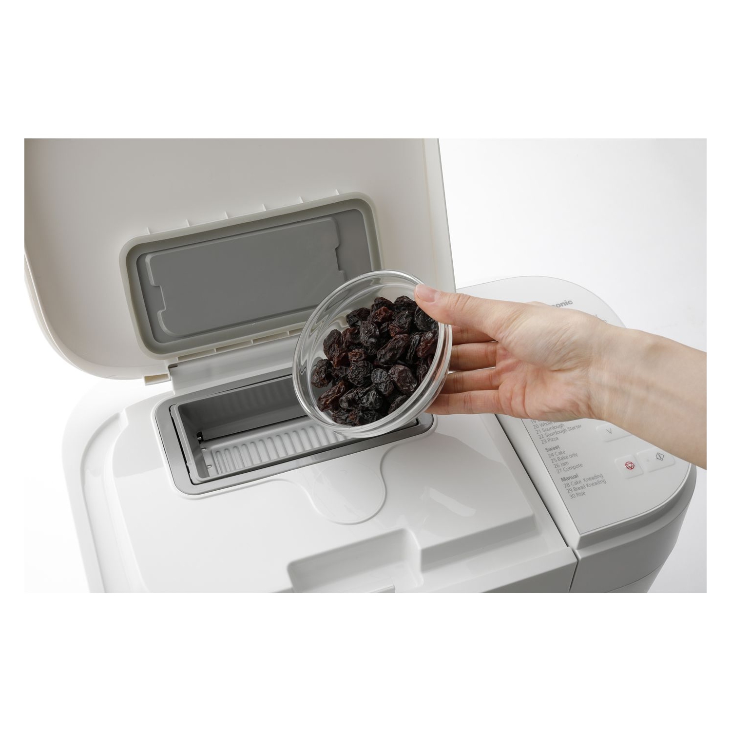 Panasonic Automatic Breadmaker With Raisin & Nut Dispenser (white) - 2