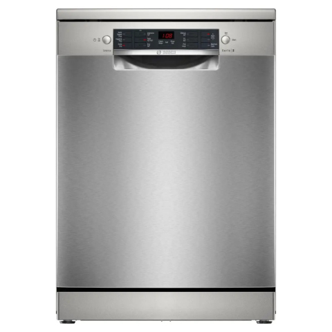 Bosch 12 Place Full Size Dishwasher - Silver
