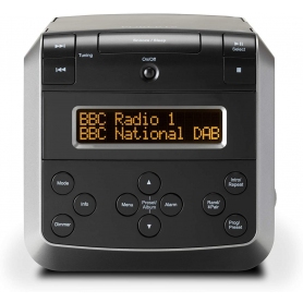 Roberts Radio Dab/Dab+/Fm Cube Clock Radio With CD (black)