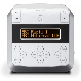 Roberts Radio Dab/Dab+/Fm Cube Clock Radio With CD (white)