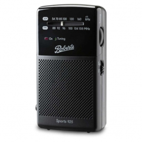 Roberts Radio Sports 925 Analogue Portable Radio (black)