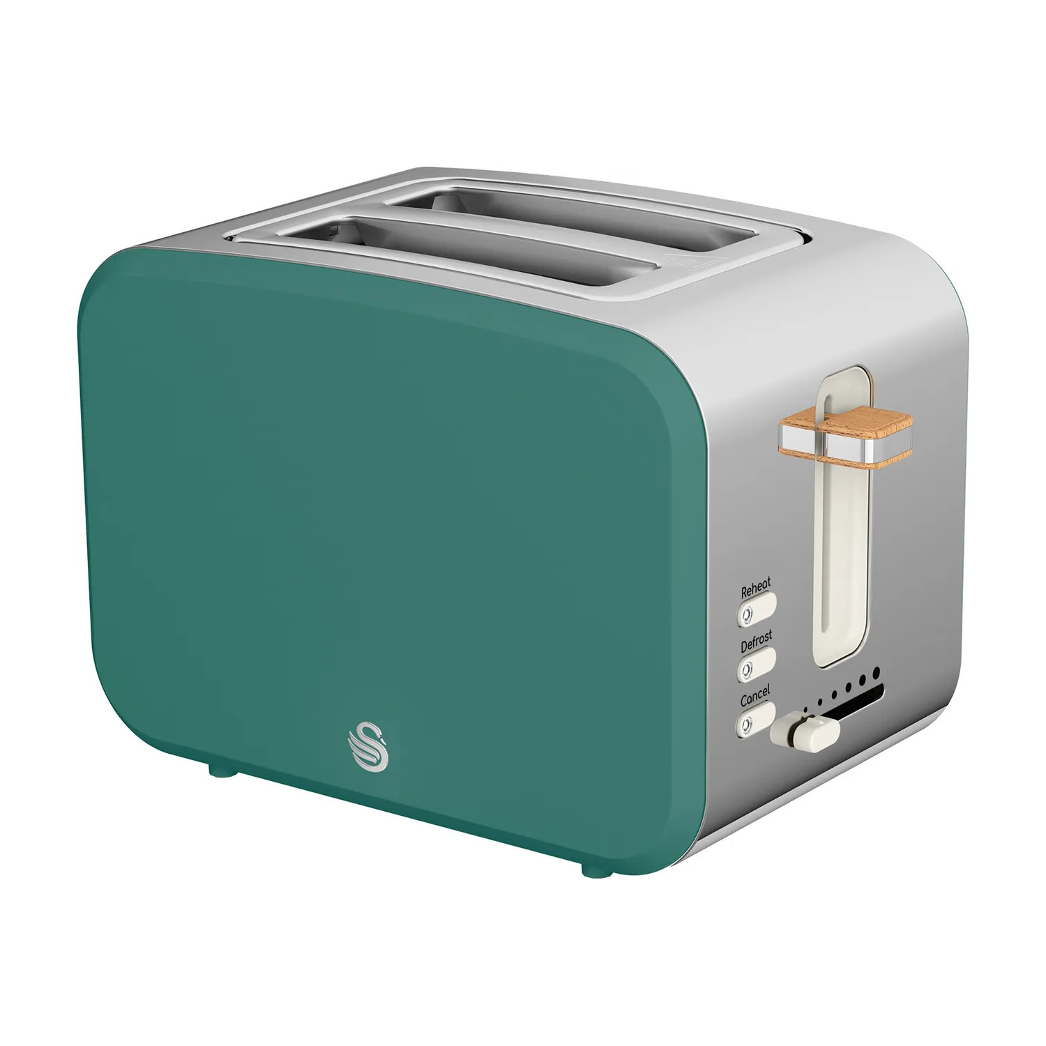 Swan 2 Slice Toaster - Green full image