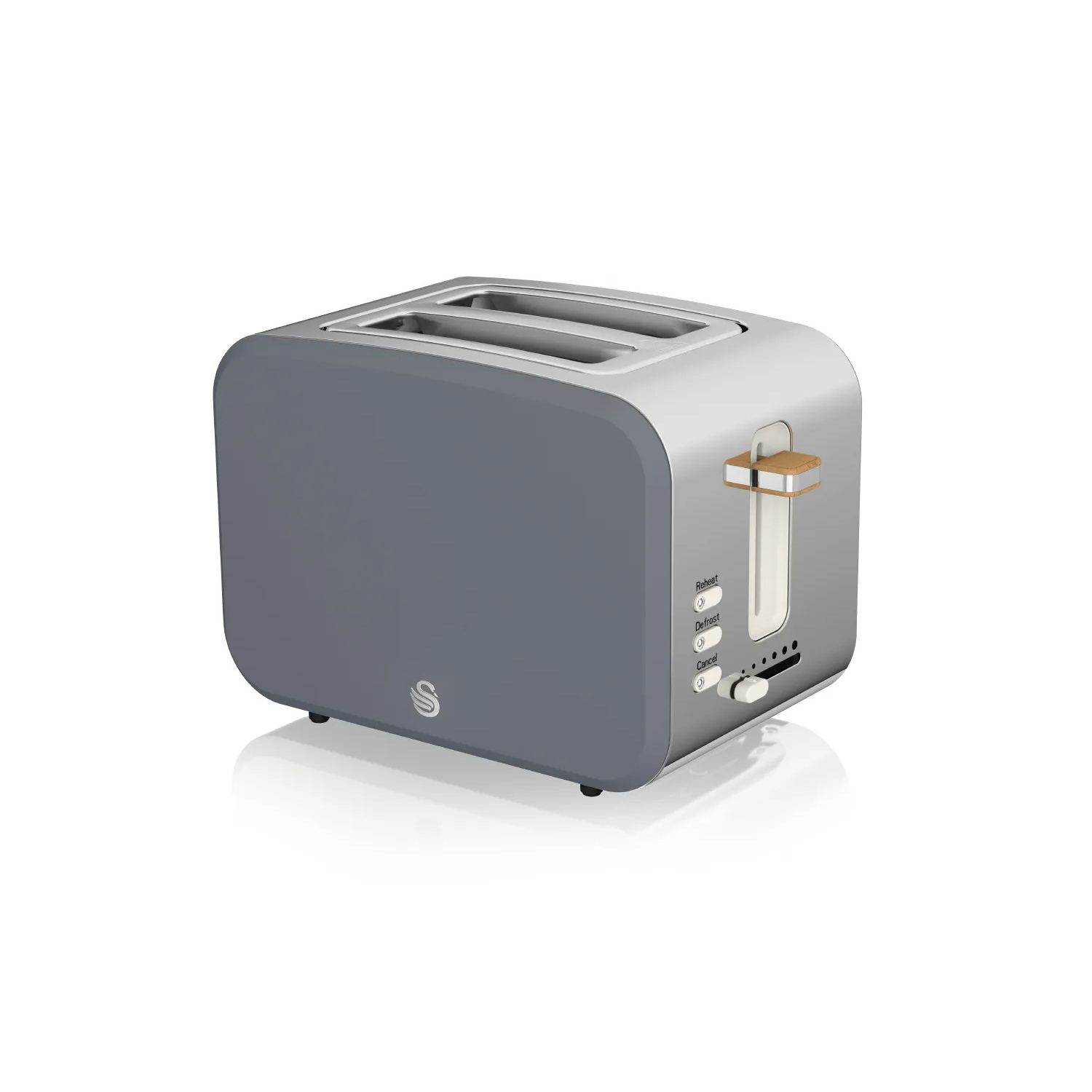 Swan 2 Slice Toaster - Grey full image