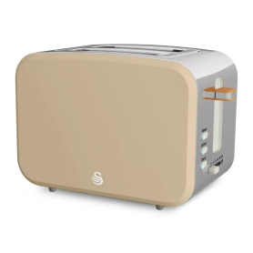 Swan 2 Slice Toaster - Oatmeal