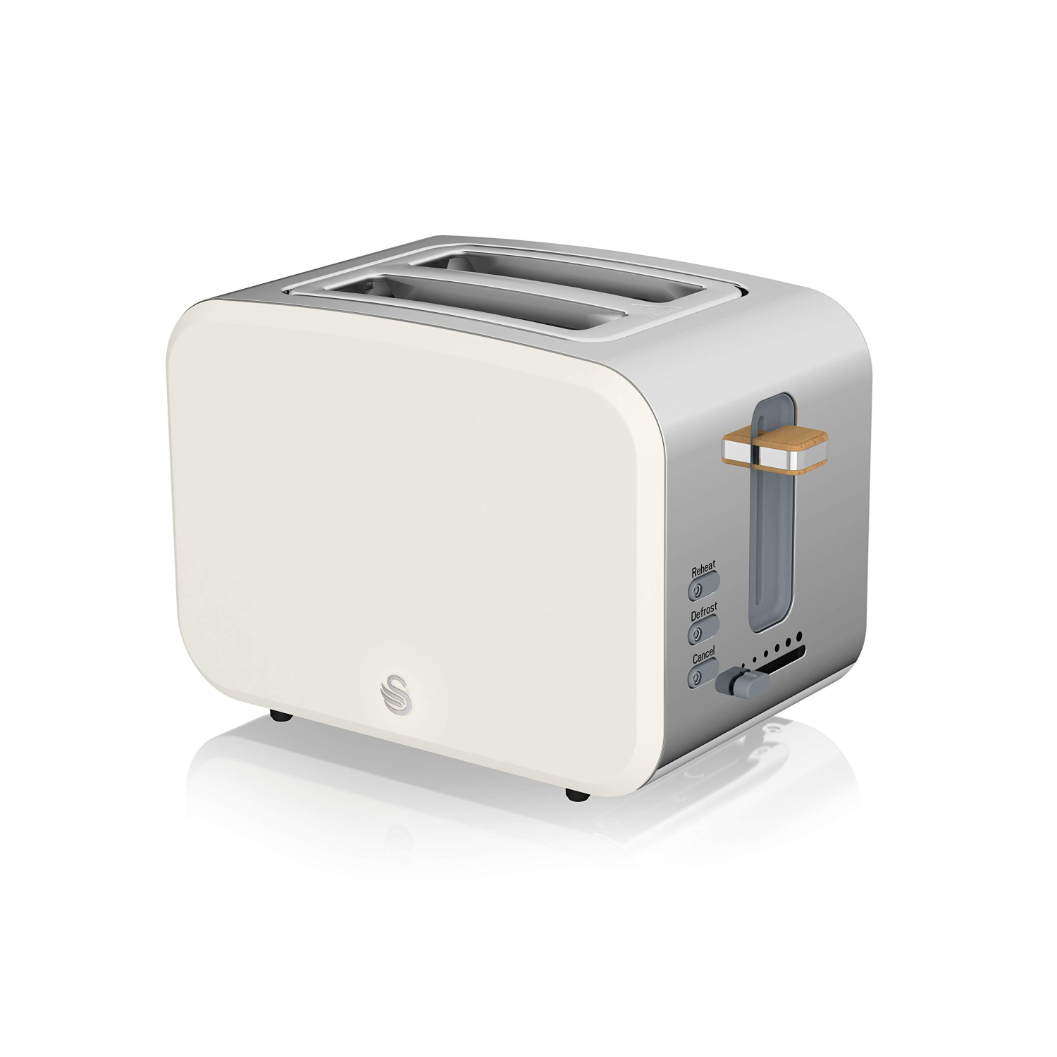 Swan 2 Slice Toaster - White full image