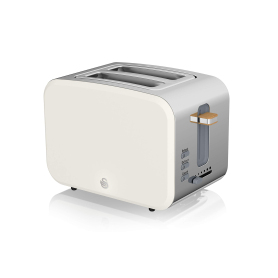 Swan 2 Slice Toaster - White