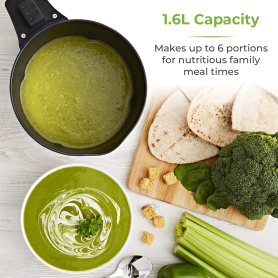 Tower Soup Maker - 1.6 Litres & Saute Function - Stainless Steel - 1