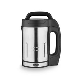 Tower Soup Maker - 1.6 Litres & Saute Function - Stainless Steel