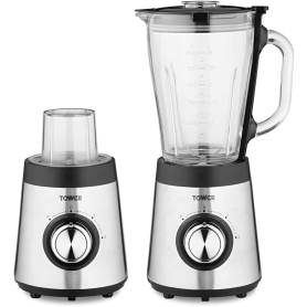 Tower Jug Blender & Grinder Grinder 500w - Black