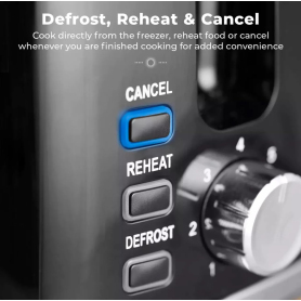 Tower Sonar 2 Slice Textured Toaster - Black - 1