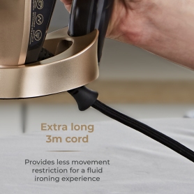 Tower 3100w Steam Iron With Fast Heat-Up - Black - 3