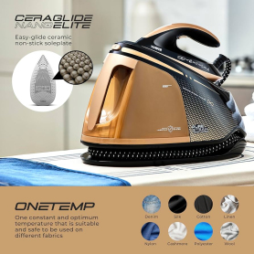 Tower 3000w Steam Generator Iron - Black & Gold - 3