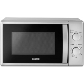 Tower 20 Ltr 700W Manual Microwave - Silver