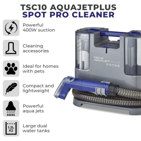 Tower TSC10 Aquajetplus Spot Pro Cleaner - Blue - 1