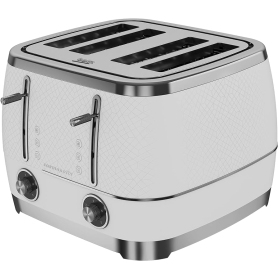 Beko Cosmopolis 4 Slice Retro Toaster - Cream - 0