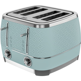 Beko Cosmopolis 4 Slice Retro Toaster - Blue - 0