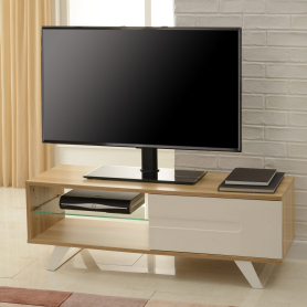 TTAPC Swivel Table Top Up To 55" TV Stand - Black