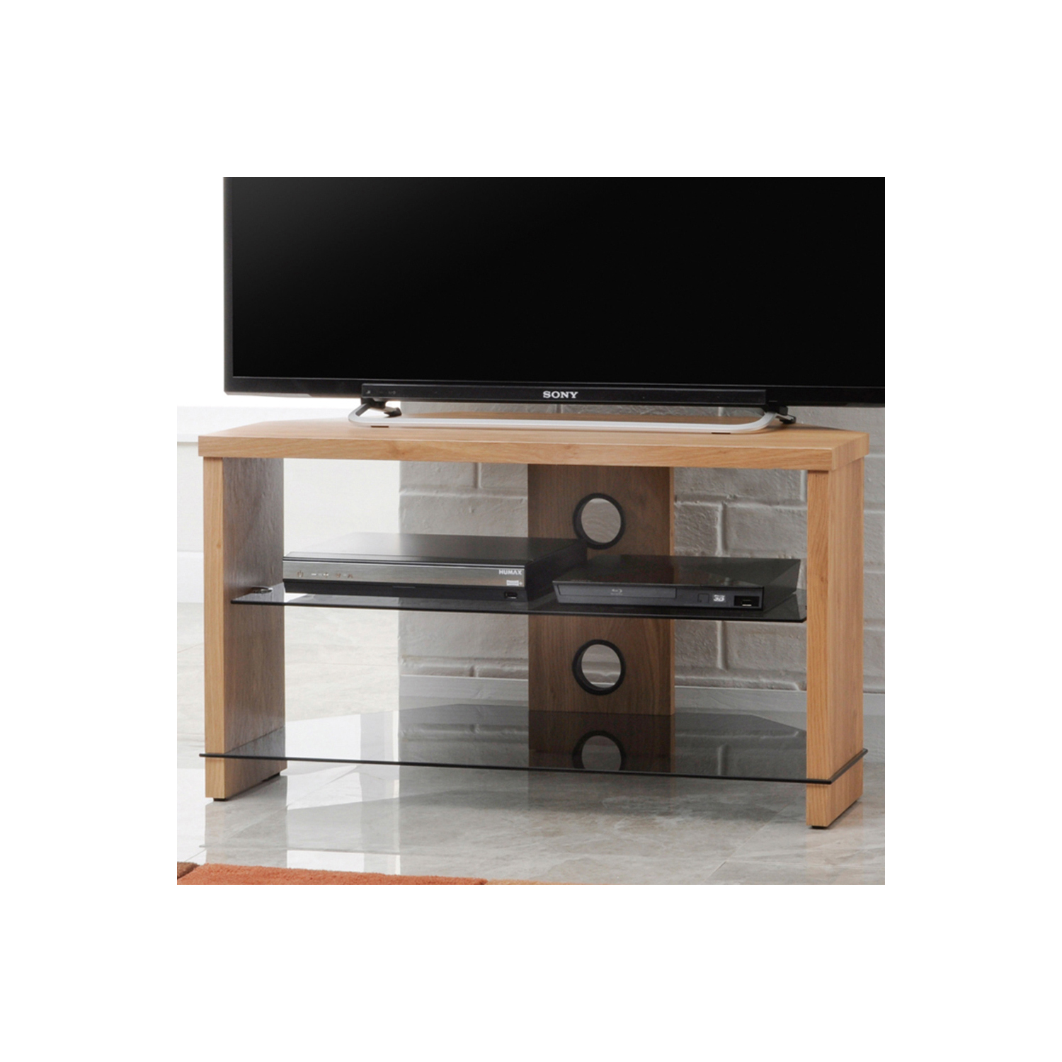TTAP Montreal 1050mm Wide TV Stand Up To 60" - Oak full image