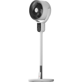 Vybra VS001-OF Dual Height Tilt & Swing Oscillating Fan - White