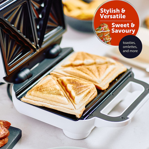 Breville 2 Slice Deep Fill Sandwich Toaster - White