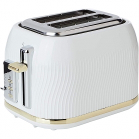 Breville 2 Slice Toaster - White/Gold
