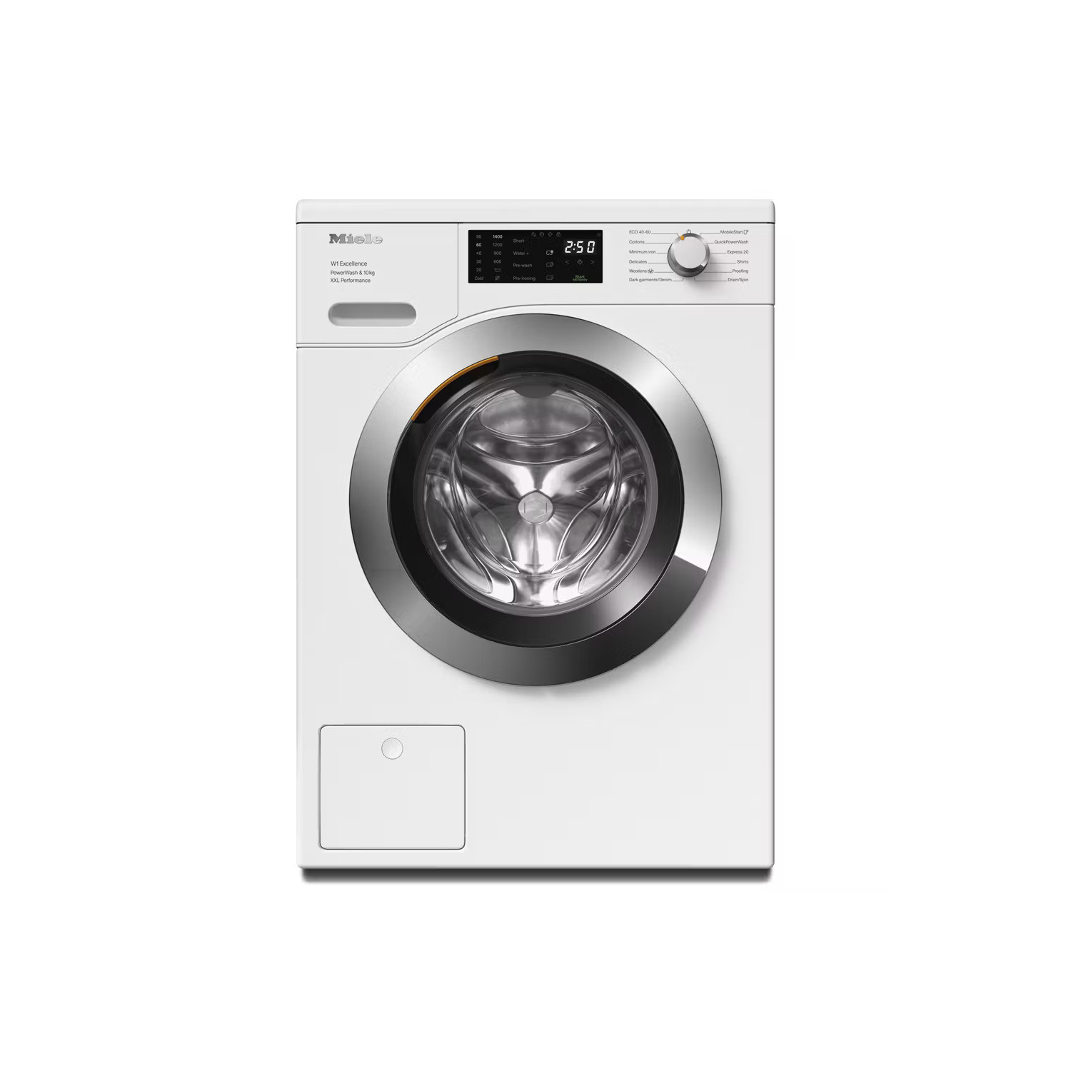Milele 10kg 1400 Spin Washing Machine - White full image