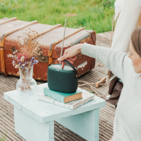 Pure Woodland  Waterproof (IP67) Outdoor Speaker With Bluetooth And FM/DAB+ Radio - Green - 1