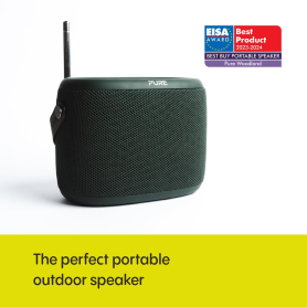 Pure Woodland  Waterproof (IP67) Outdoor Speaker With Bluetooth And FM/DAB+ Radio - Green