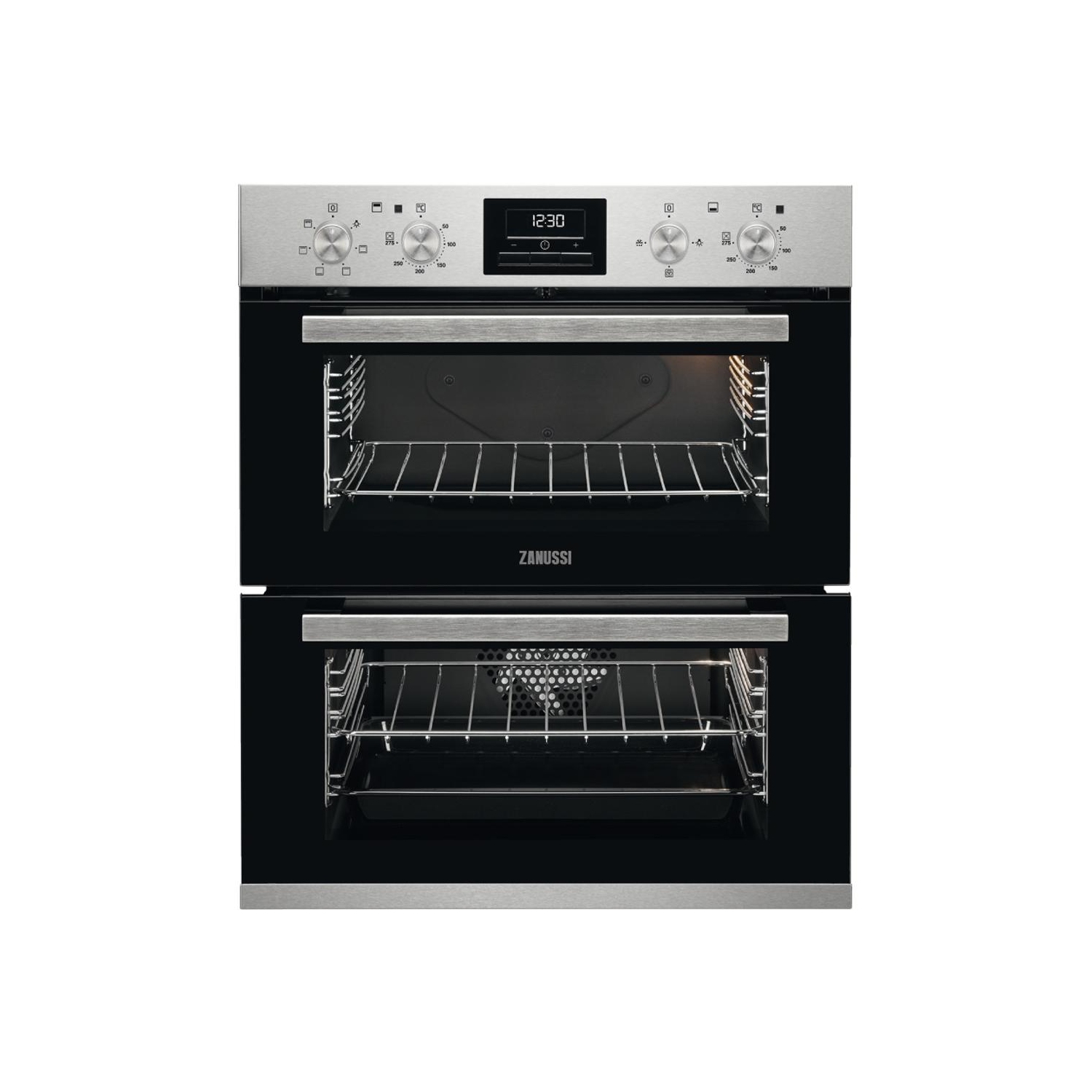 Zanussi Built Under Double Oven (stainless steel - energy rating A/A) - 0