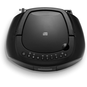 Roberts Radio DAB/FM/CD Portable Boombox - Black - 1