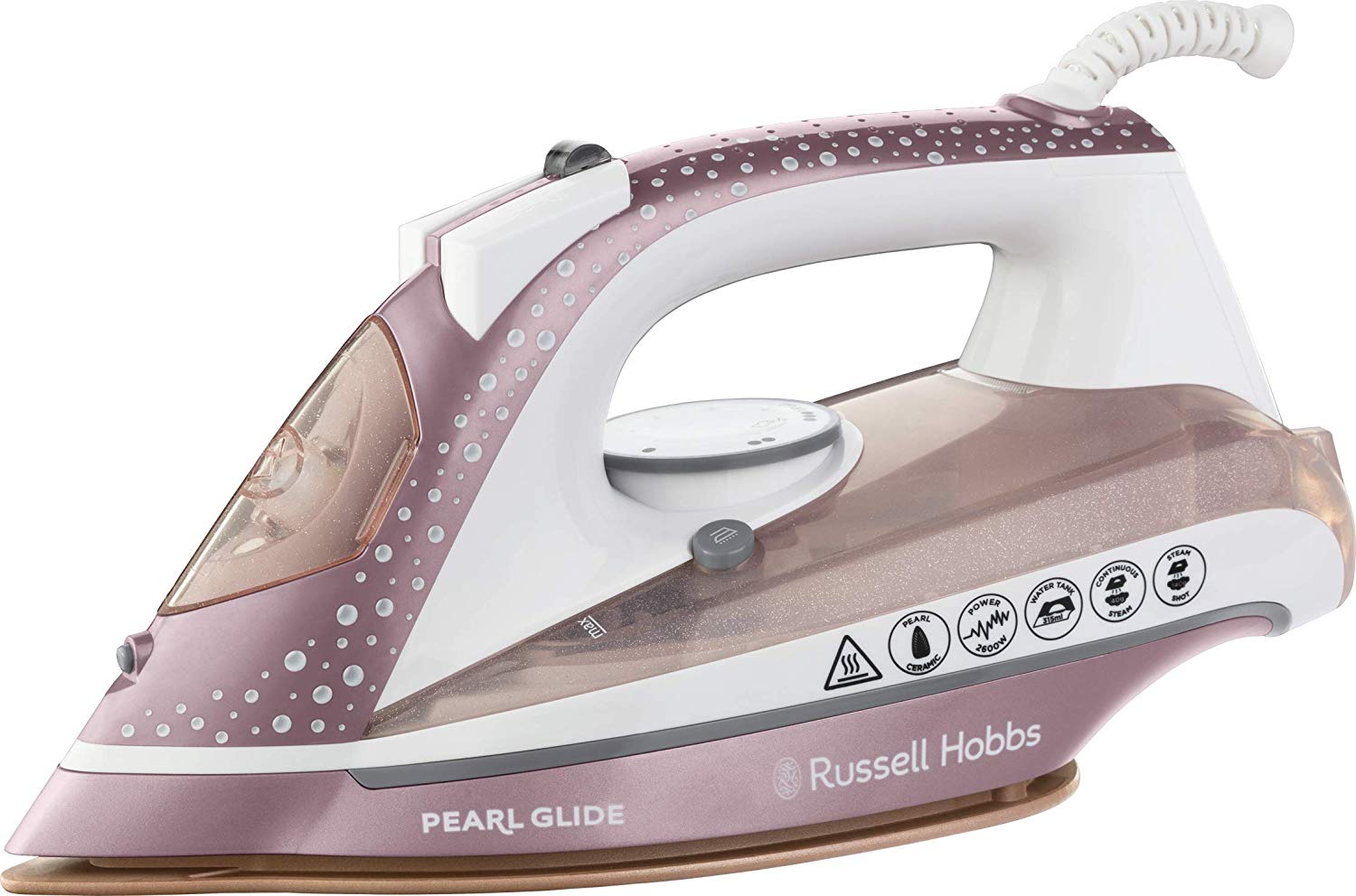 Russell Hobbs 2600w Steam Iron (Pearl) thumbnail image