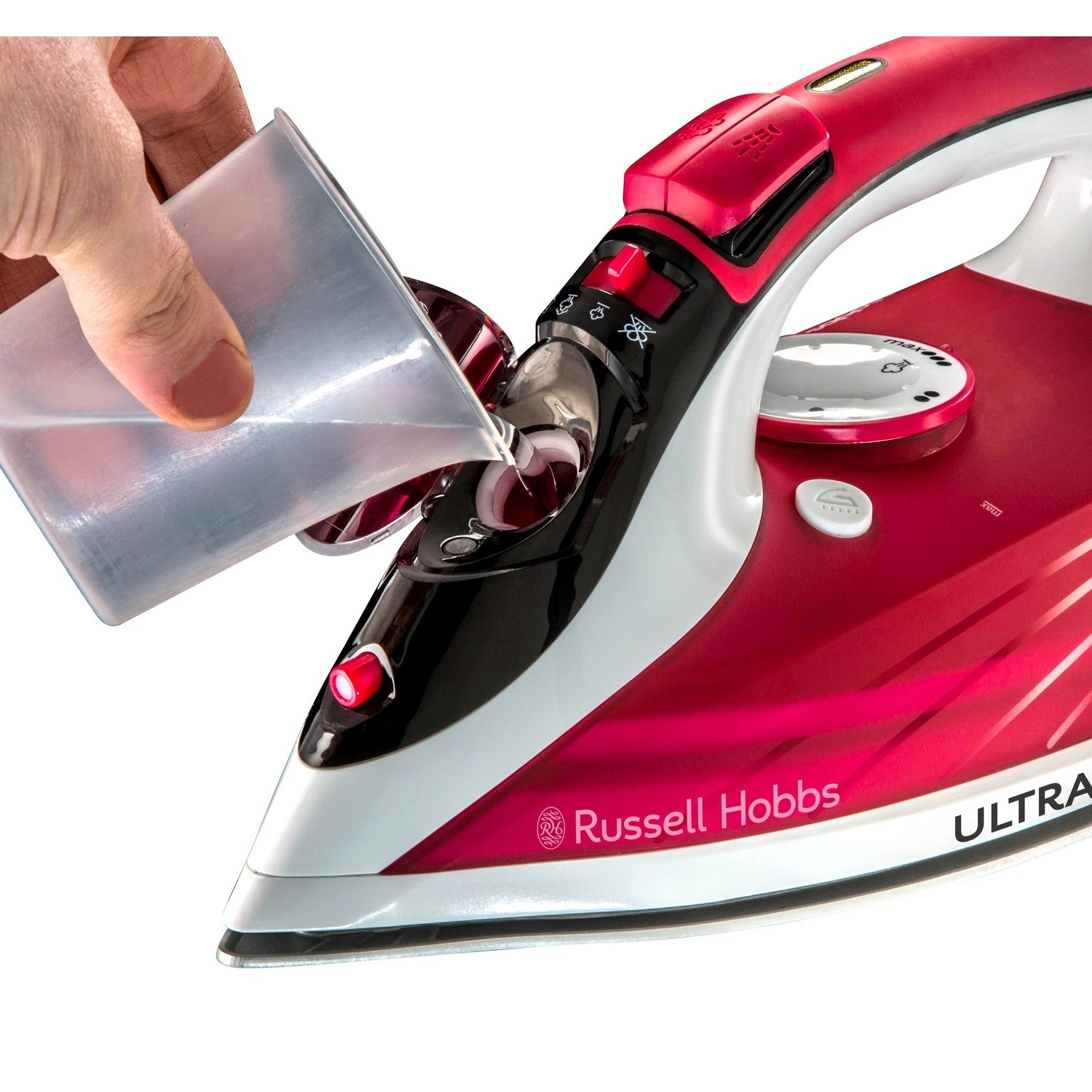 Russell Hobbs 2600W Ultra-Steam Iron - Red thumbnail image