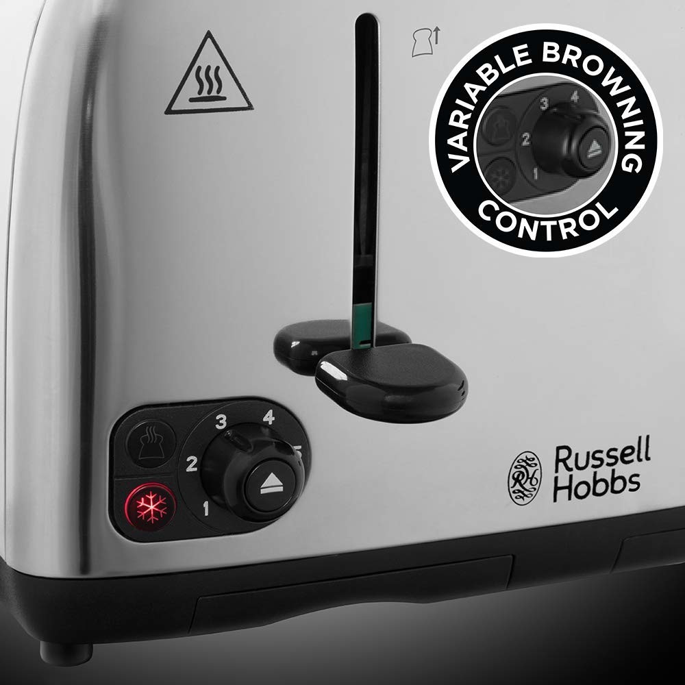 Russell Hobbs Adventure Four Slice Toaster - Stainless Steel thumbnail image