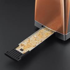 Russell Hobbs 2 Slice Long Slot Toaster - Stainless/Copper thumbnail image