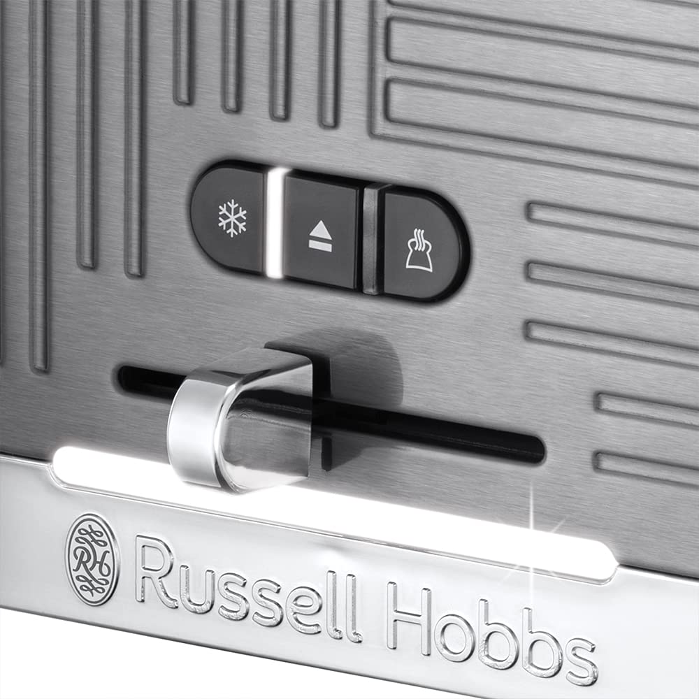 Russell Hobbs Geo Steel 2 Slice Toaster - Grey thumbnail image